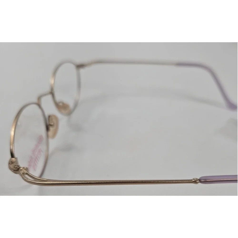 Elizabeth Arden Petites Eyeglasses Frames Gold Purple Small 48-19-135 New‎